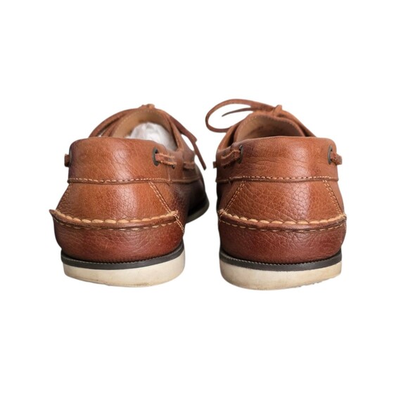 Peter Millar Boat Shoes Mens Size 11.5M Brown Leather Lace Up main image 5